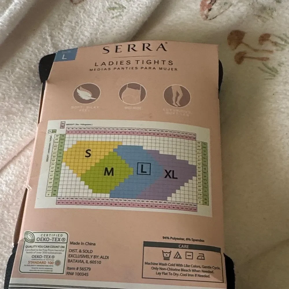 Serra Ladies Tights in Black